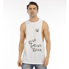 Load image into Gallery viewer, All-Over Print Men&#39;s O-neck Long Tank Top rise grind roar
