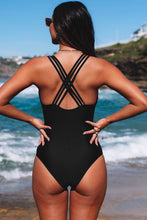 Load image into Gallery viewer, Floral Splicing Leopard Print Color Block Mesh One Piece Swimsuit
