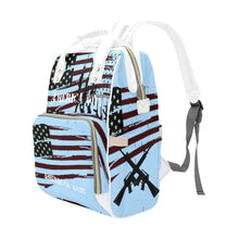 Load image into Gallery viewer, American baby boy print Multi-Function Diaper Backpack/Diaper Bag (Model 1688)
