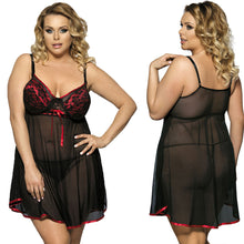Load image into Gallery viewer, Plus Size Sexy Lingerie Sexy Suspender Skirt Pajamas Nightdress Sexy Lingerie
