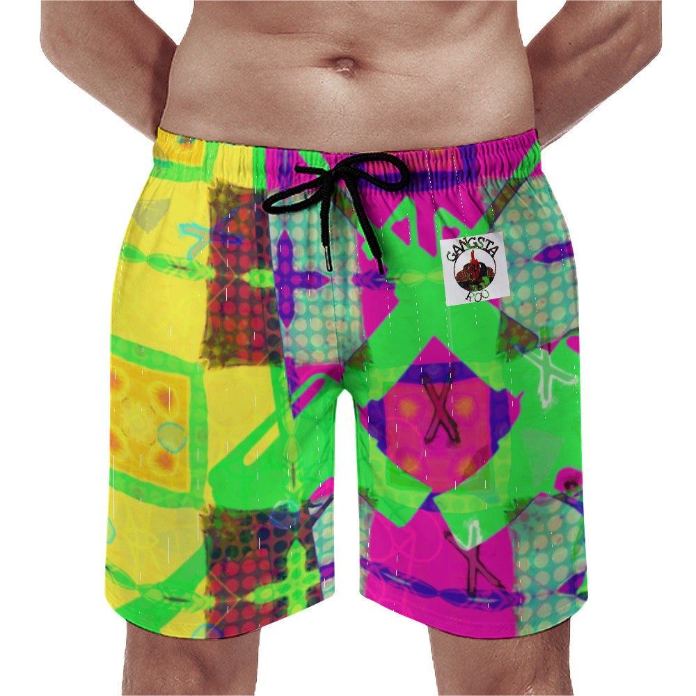 #rr9 COCKNLOAD Men's casual beach shorts