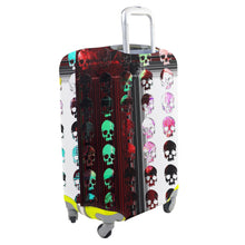 Load image into Gallery viewer, Skull print Luggage Cover (Medium)
