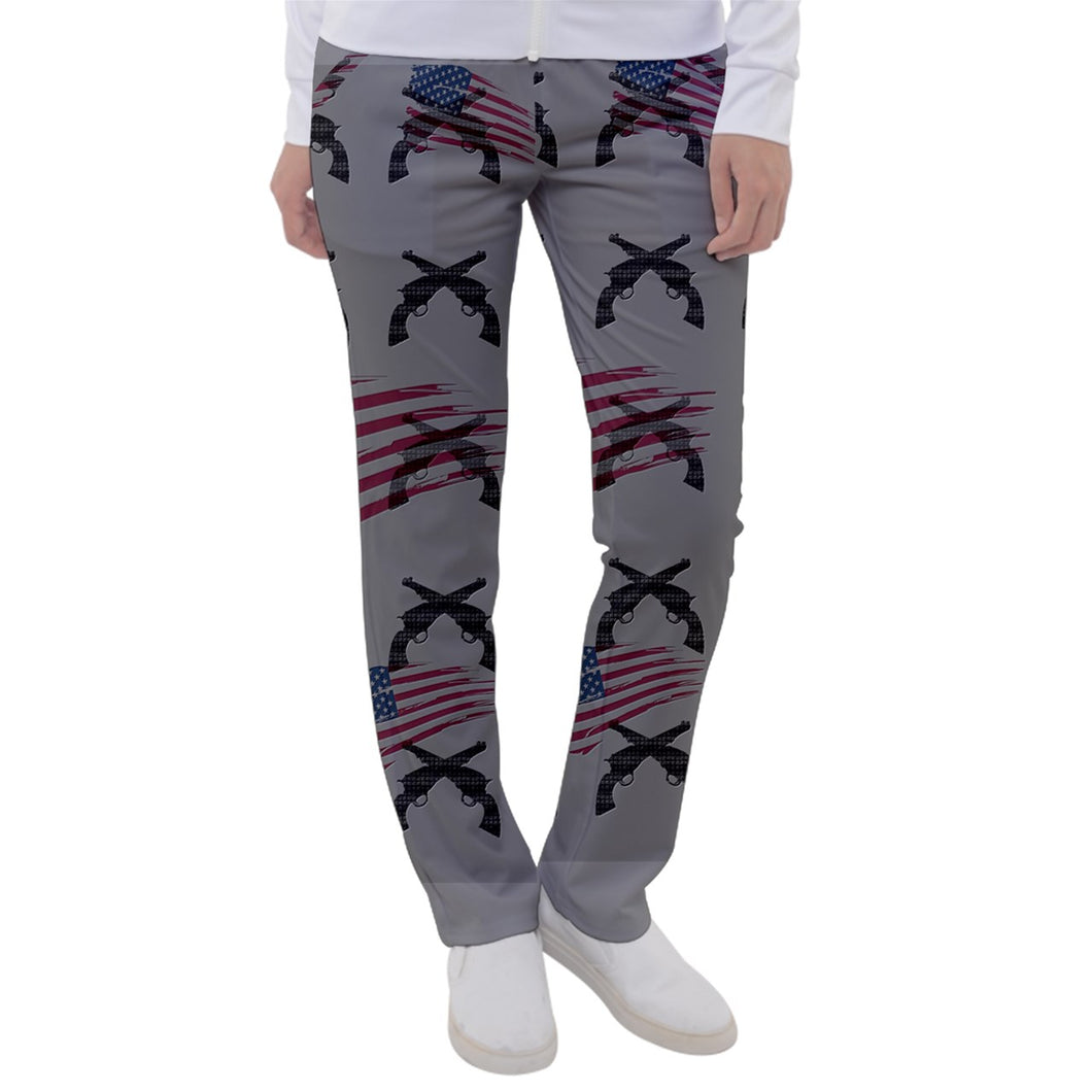 American theme print Women's Casual Pants