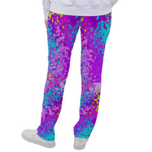 Load image into Gallery viewer, Purple/teal print Women&#39;s Casual Pants
