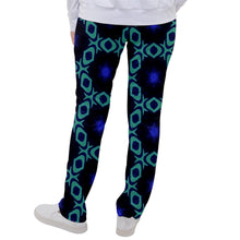 Load image into Gallery viewer, Blu/teal print Women&#39;s Casual Pants
