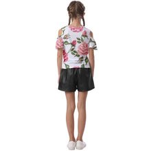 Load image into Gallery viewer, Amelia Rose print  Kids&#39; Butterfly Cutout Tee
