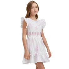 Load image into Gallery viewer, Amelia Rose bears n flowers C7E6B859-968F-4D5C-A238-54989DA94DE1 Kids&#39; Winged Sleeve Dress
