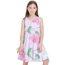 Load image into Gallery viewer, Amelia Rose print 101 kids&#39; Skater Dress
