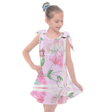 Load image into Gallery viewer, Amelia Rose print 101 kids&#39; Tie Up Tunic Dress

