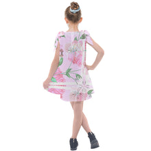 Load image into Gallery viewer, Amelia Rose print 101 kids&#39; Tie Up Tunic Dress
