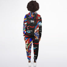 Load image into Gallery viewer, USA themed print, Jogger suit dark/light
