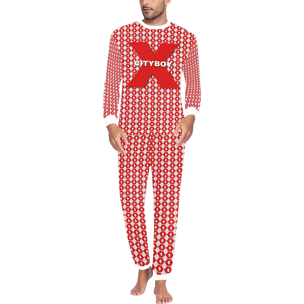 CITYBOY Men's All Over Print Pajama Set (Sets 07)