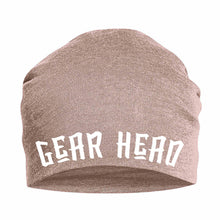 Load image into Gallery viewer, Gear head Custom Cloth Embroidery Beanie Hat - Custom Text
