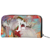 Load image into Gallery viewer, LDCC #150A Abstract Finale D Designer, leather zip pouch
