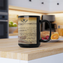 Load image into Gallery viewer, USA constitutional Black Mug, 15oz
