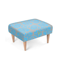 Load image into Gallery viewer, #178 LDCC designer FOOTSTOOL in blue print
