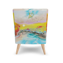 Load image into Gallery viewer, #300 LDCC modern Chair with beach patt

