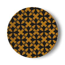 Load image into Gallery viewer, #180 JAXS N CROWN CHINA PLATE gold /black pattern
