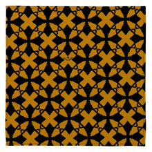 Load image into Gallery viewer, #180 JAXS N CROWN NAPKINS gold/blk pattern
