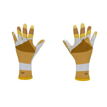 Load image into Gallery viewer, #181 JAXS N CROWN Fleece Gloves gold tones
