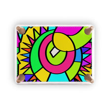 Load image into Gallery viewer, #603 LDCC FOOTSTOOL swirls of color
