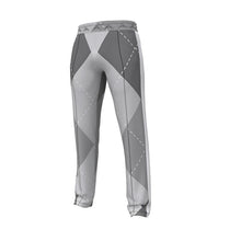 Load image into Gallery viewer, #409 cocknload men’s tracksuit trousers gray plaid
