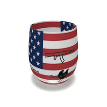 Load image into Gallery viewer, #411 cocknload water glass usa print
