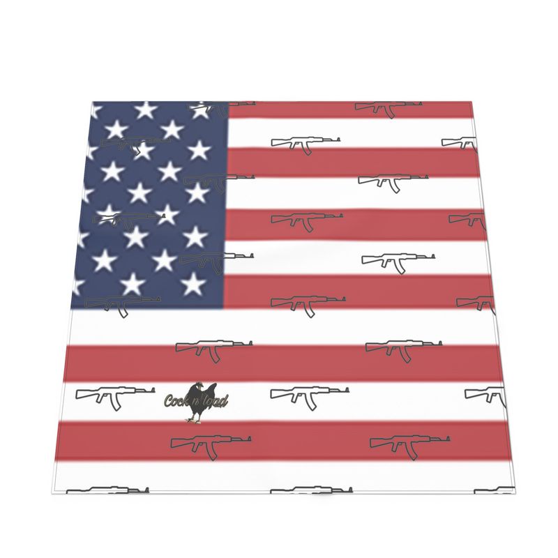 #411 cocknload tablecloth USA print