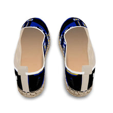 Load image into Gallery viewer, #423 cocknload loafer Espadrilles gun print blue
