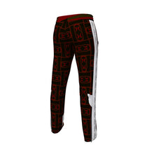 Load image into Gallery viewer, #427 cocknload men’s tracksuit trousers w/ rooster/guns
