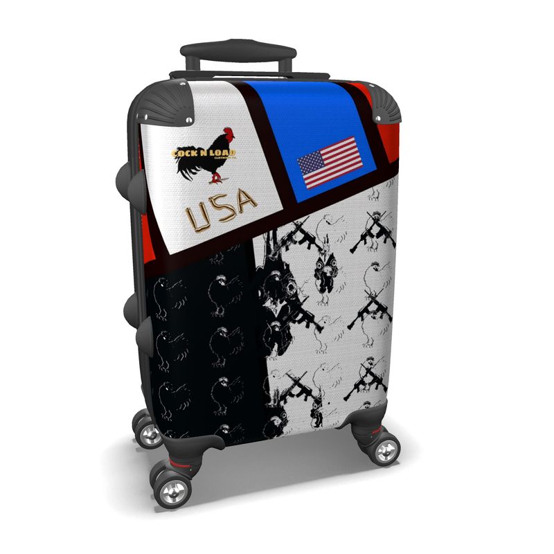 #448 cocknload Designer Suitcase