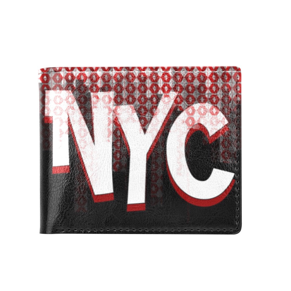 CITYBOY NYC print Bifold Wallet with Coin Pocket (Model 1706)