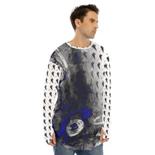 Load image into Gallery viewer, Hockey Print Men&#39;s Long Sleeve T-shirt
