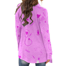 Load image into Gallery viewer, Nurse  Print Women&#39;s Cardigan With Long Sleeve
