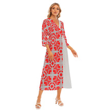 Load image into Gallery viewer, #175 LDCC Women&#39;s Mid-Sleeve Long Dress
