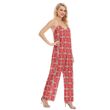 Load image into Gallery viewer, #175 LDCC Women&#39;s V-neck Cami Jumpsuit
