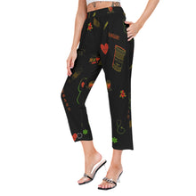 Load image into Gallery viewer, Nurse  Print Women&#39;s Waist Lace-up Pants
