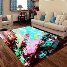 Load image into Gallery viewer, Abstract skull print Foldable Rectangular Floor Mat
