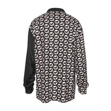 Load image into Gallery viewer, #500 cocknload All-Over Print Men&#39;s Imitation Silk Long-Sleeved Shirt
