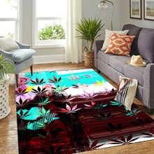 Load image into Gallery viewer, Marijuana print Foldable Rectangular Floor Mat
