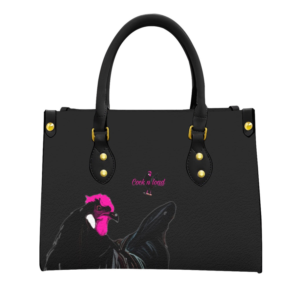 #500 cocknload Women's Tote Bag With Black Handle