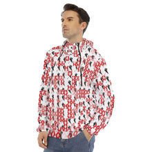 Load image into Gallery viewer, CITYBOY HOCKEY Print Men&#39;s Hoodie With Placket Double Zipper
