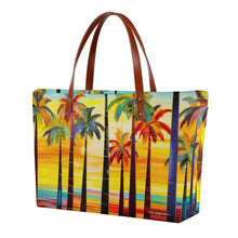 Load image into Gallery viewer, Women&#39;s Tote Bag | Diving Cloth summer palm
