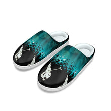 Load image into Gallery viewer, Hockey Print Men&#39;s Plush Slippers
