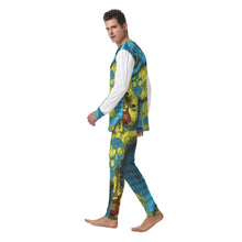 Load image into Gallery viewer, Guitarist skull print All-Over Print Men&#39;s Pajamas
