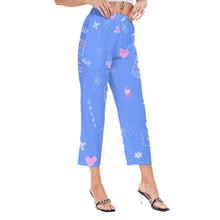 Load image into Gallery viewer, Nurse Print Women&#39;s Waist Lace-up Pants
