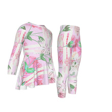 Load image into Gallery viewer, Amelia Rose print 101 kid&#39;s Casual Suit pink flowers

