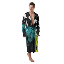 Load image into Gallery viewer, Hockey Print Men&#39;s Robe
