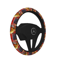 Load image into Gallery viewer, #181 JAXS N CROWN All-over Print Steering Wheel Cover hot rod print
