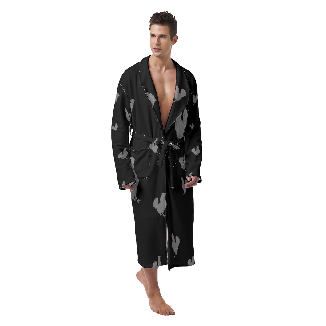 CNL rooster robe Men's Heavy Fleece Robe